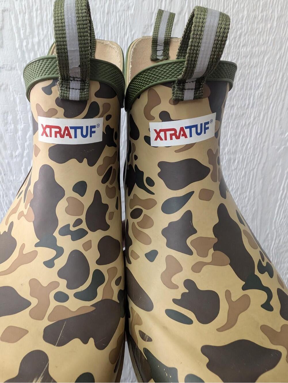 Xtratuf  Big Kid's Ankle Deck Rubber Boots Duck Camo Size 5 - Picture 5 of 9